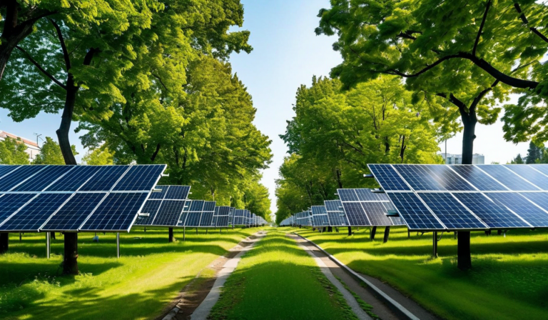 Sustainable out-of-home advertising solar powered billboard